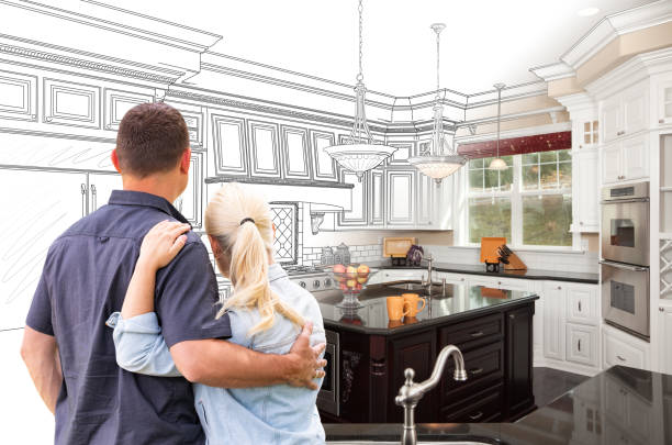 Custom kitchen cabinets installed in a Clearwater home